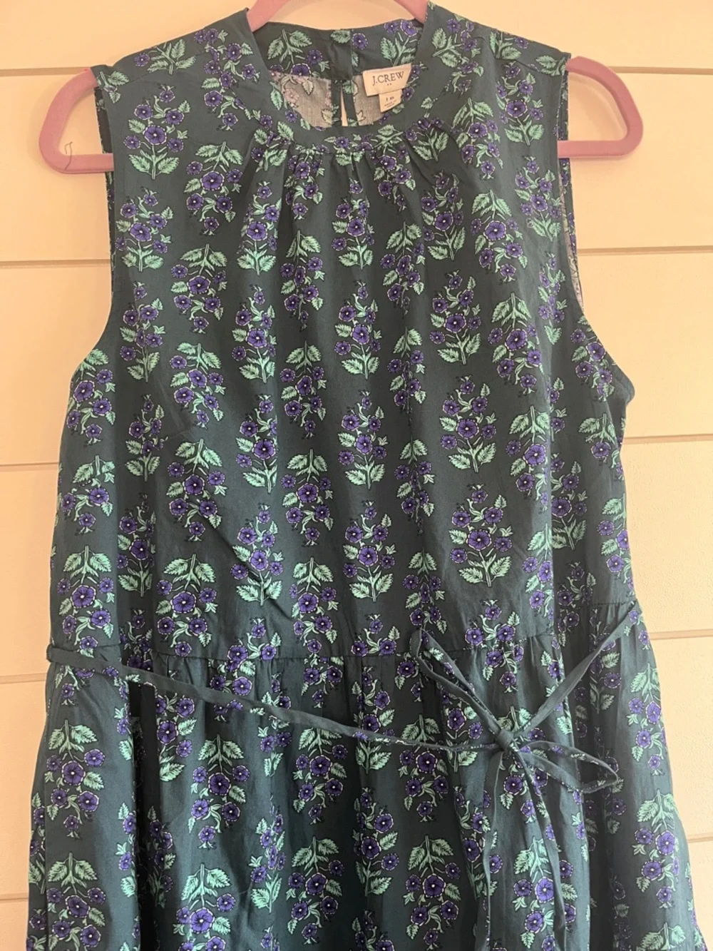 J. Crew sleeveless midi